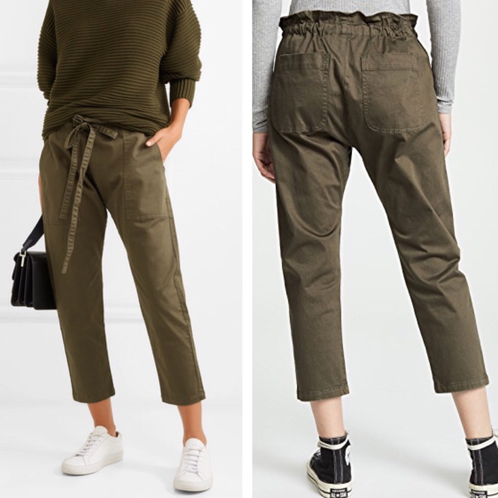CURRENT/ELLIOTT // new army green tabloid pant